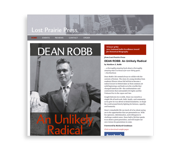 Lost Prarie Press, Dean Robb